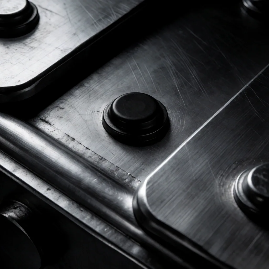 Detalle de metal industrial
