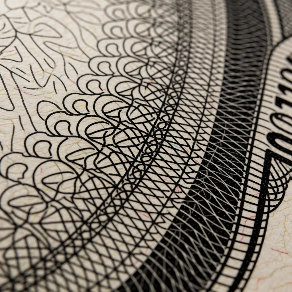 Textura de papel moneda