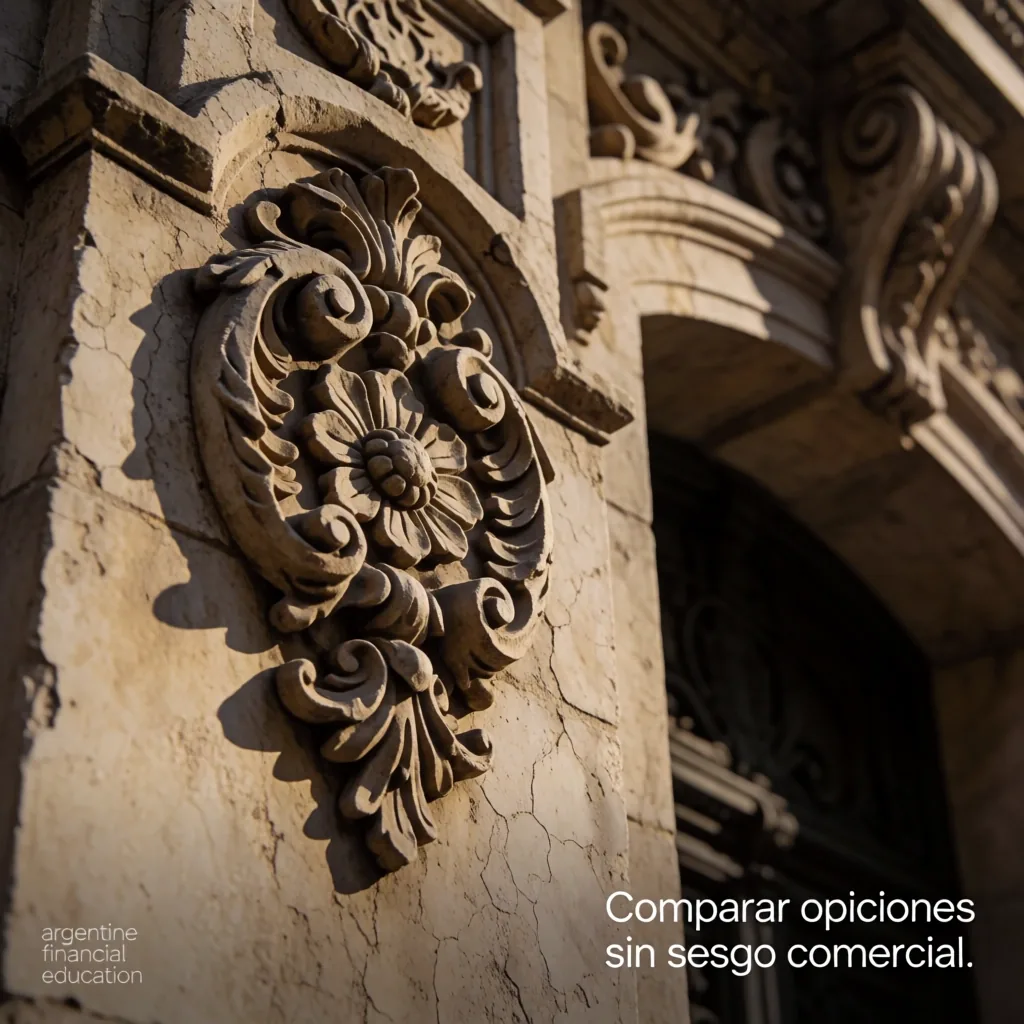 Detalle arquitectónico bancario en Salta